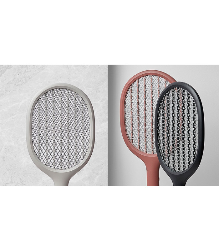 Мухобойка электрическая 2 в 1 Xiaomi SOLOVE Electric Mosquito Swatter (P1 Grey RUS) с режимом электрической ловушки