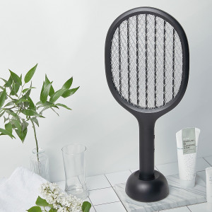 Мухобойка электрическая 2 в 1 Xiaomi SOLOVE Electric Mosquito Swatter (P1 Grey RUS) с режимом электрической ловушки