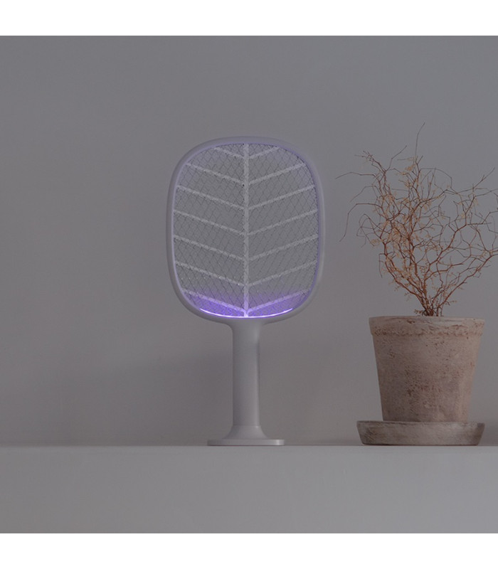 Мухобойка электрическая 2 в 1 Xiaomi SOLOVE Electric Mosquito Swatter (P2+ Grey RUS) с режимом электрической ловушки