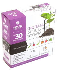 Капельный полив ЖУК от водопровода с таймером (30 растений)
