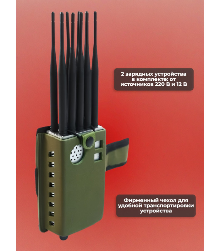 Мультичастотный мобильный подавитель «Терминатор 25-5G»