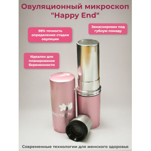 Микроскоп для определения овуляции "Happy End" розовый