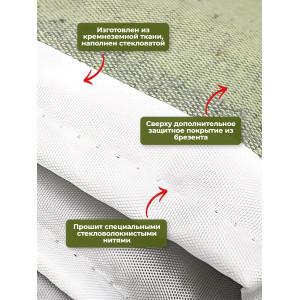 Утеплитель двигателя 130*80см "SKYWAY ASH-130B" Alex,Carina,ВАЗ и т.д. (стеклов./брезент)