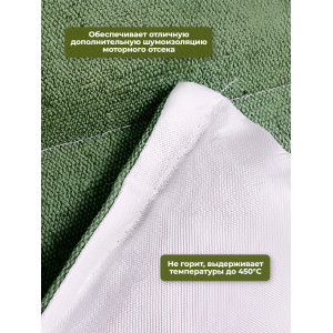 Утеплитель двигателя 130*80см "SKYWAY ASH-130B" Alex,Carina,ВАЗ и т.д. (стеклов./брезент)