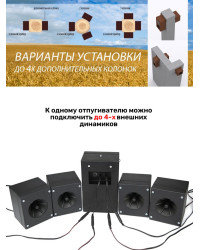 Внешний динамик для отпугивателя птиц "ГРАД А-16 / А-16 PRO" 100Вт (5м)