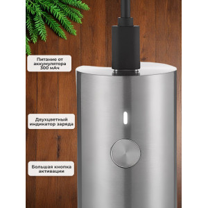 Мини-мельница для специй Xiaomi HuoHou Electric Mini Grinder Rechargable HU0279 RUS с аккумулятором, серебристая