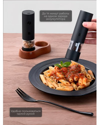 Мини-мельница для специй Xiaomi HuoHou Electric Mini Grinder Rechargable HU0280 с аккумулятором, черная