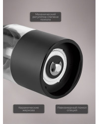 Мини-мельница для специй Xiaomi HuoHou Electric Mini Grinder Rechargable HU0280 с аккумулятором, черная
