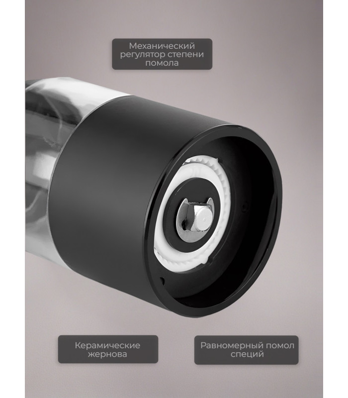 Мини-мельница для специй Xiaomi HuoHou Electric Mini Grinder Rechargable HU0280 с аккумулятором, черная
