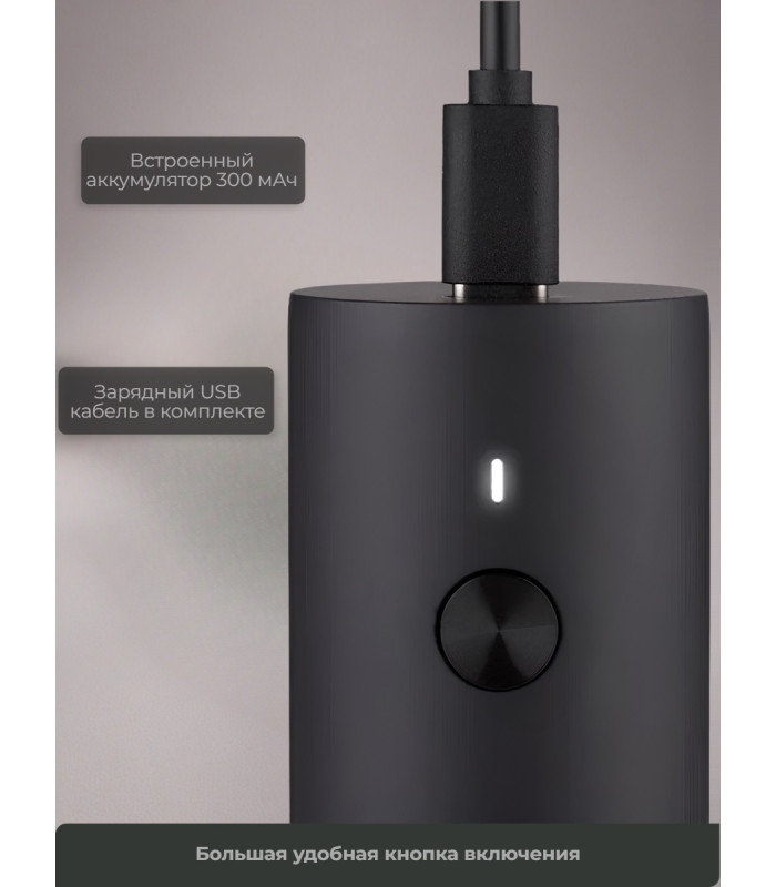 Мини-мельница для специй Xiaomi HuoHou Electric Mini Grinder Rechargable HU0280 с аккумулятором, черная