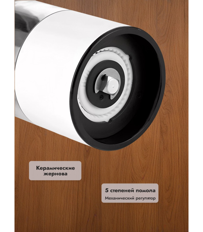 Мини-мельница для специй Xiaomi HuoHou Electric Mini Grinder Rechargable HU0281 RUS с аккумулятором, белая
