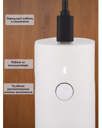 Мини-мельница для специй Xiaomi HuoHou Electric Mini Grinder Rechargable HU0281 RUS с аккумулятором, белая
