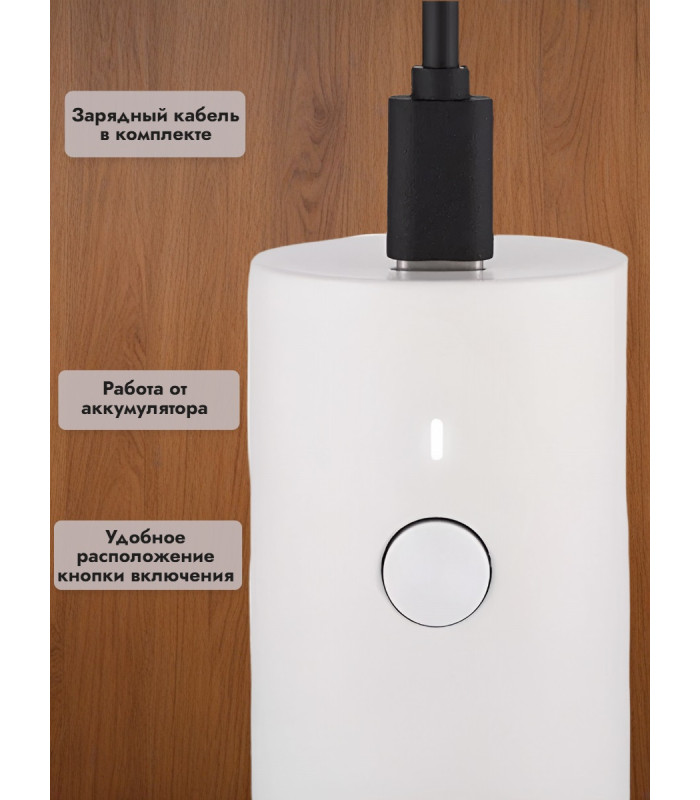 Мини-мельница для специй Xiaomi HuoHou Electric Mini Grinder Rechargable HU0281 RUS с аккумулятором, белая