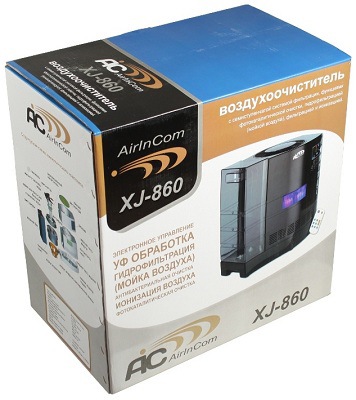 Мойка воздуха "AIC XJ-860" упакована в яркую коробку