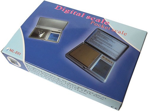 Упаковочная коробка портативных сенсорных весов "Dali 200"