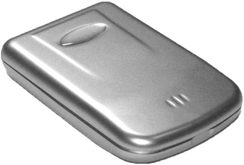 Электронные весы "Diametr 500" в закрытом состоянии (прочная крышка защищает их от пыли, грязи и ударов)