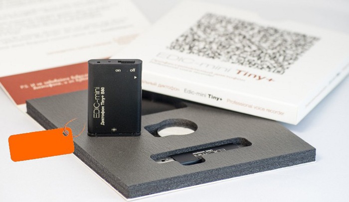 Диктофон "EDIC-mini Tiny+ B80": комплект поставки