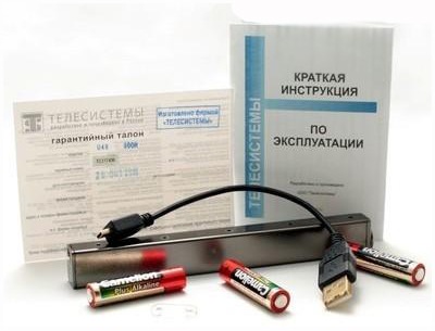 Диктофон "Edic-mini Tiny16 U49": комплект поставки