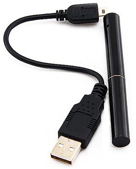 Диктофон "Edic-mini Tiny А45" подключается к USB-порту компьютера при помощи кабеля, входящего в комплект поставки