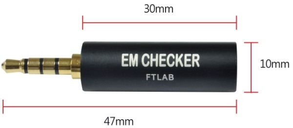 Детектор электромагнитного излучения "FEC-001" имеет компактные размеры