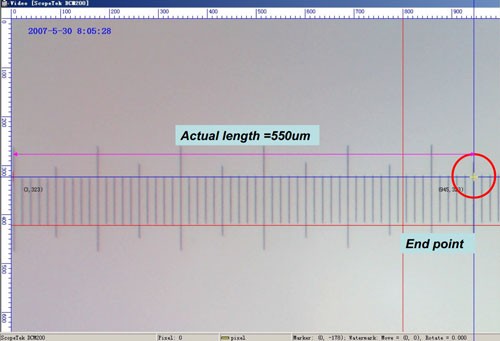Цифровая линейка программы "Score Photo" определяет размеры предметов не хуже настоящей(нажмите на фото для увеличения)