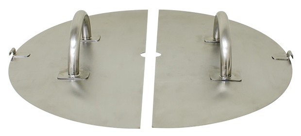 Две съемные крышки с отверстием для мешалки — для удобного и качественного процесса сыроварения