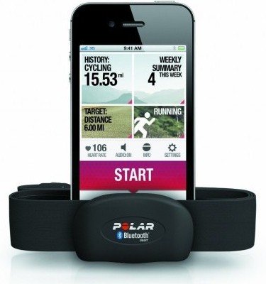 Передача данных с Polar H7 на iPhone или смартфон осуществляется по Bluetooth