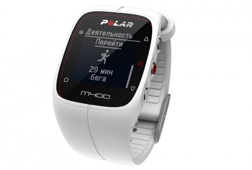 На экране Polar M400 HR white будут отображены результаты Вашей тренировки в зависимости от выбранного типа физической активности