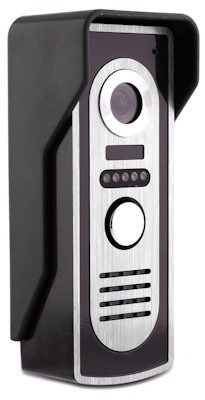 Вызывная панель беспроводного видеодомофона SITITEK Ward имеет современный дизайн и хорошо подходит к внешнему виду практически любых входных дверей