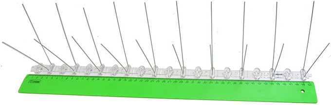 Длина одной секции премиумных шипов от SITITEK "Барьер 2" составляет ровно 0,5 метра!