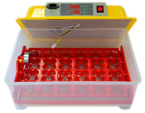 Инкубатор для яиц WQ-24 оснащен универсальным лотком для перепелиных и более крупных яиц