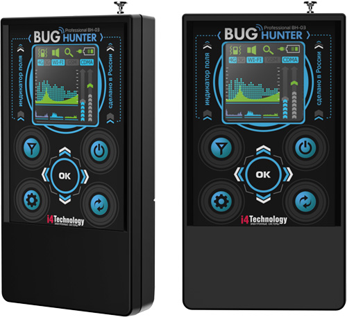 Оцените стильный дизайн и эргономику детектора жучков "BugHunter Professional BH-03"