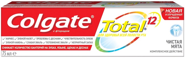 Зубная паста Colgate "Total 12. Чистая Мята"