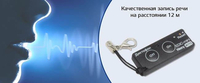 Цифровой мини-диктофон Edic-mini "Weeny A113"