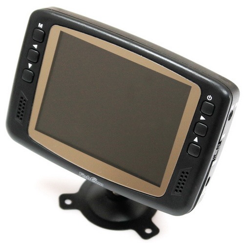 Кнопки для управления параметрами изображения расположены на передней панели монитора рыболовной видеокамеры "FishCam-501"