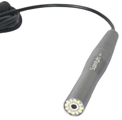 Достаточно длинный USB-кабель позволяет подключить микроскоп к любому ноутбуку даже в "полевых" условиях