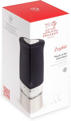 Электрическая мельница для соли Peugeot "Zephir"