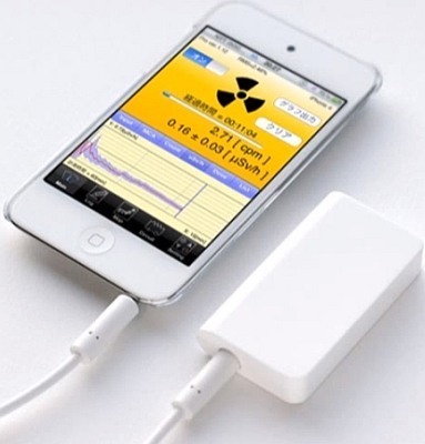 Дозиметр радиации для Iphone/ Ipad/ Ipod имеет стильный дизайн и компактные размеры