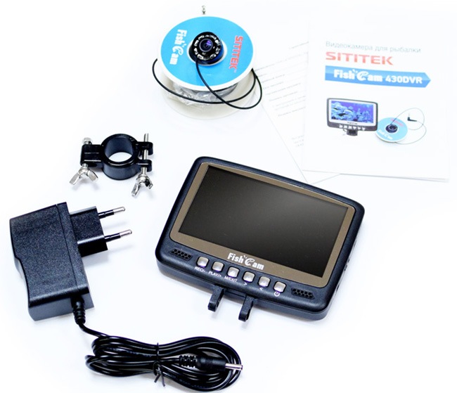 Видеокамера для рыбалки SITITEK FishCam-430 DVR: комплектация