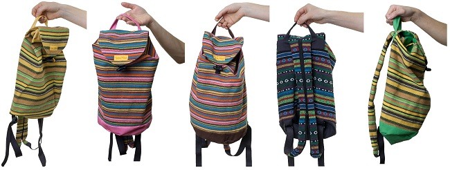 Яркие сумки-рюкзаки "Уичоли" идеально подходят под любой стиль! (на фото представлены не все варианты расцветок) (нажмите на фото для увеличения)