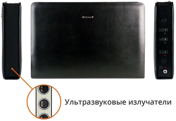 Подавитель диктофонов и микрофонов "UltraSonic папка-24 GSM"