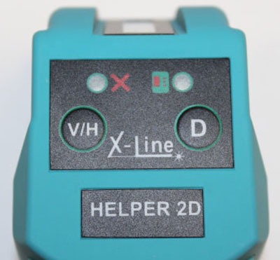 Панель управления нивелира "X-Line HELPER 2D"