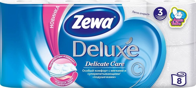 Туалетная бумага Zewa "Deluxe"