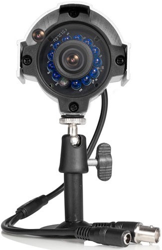 Камеры из видеокомплекта "Zmodo Базовый" соединяются с регистратором посредством видеокабеля, что обеспечивает высокую надежность связи