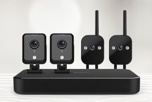 Видеокомплект "Zmodo Офис 2" укомплектован четырьмя видеокамерами