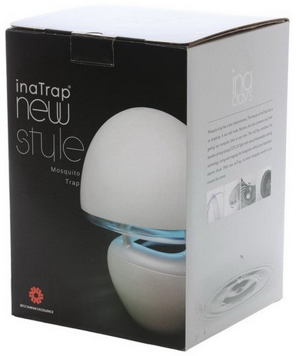 Ловушка для комаров "InaTrap" продается в компактной стильной упаковке