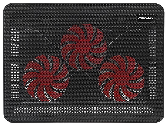Подставка под ноутбук с охлаждением CROWN CMLC-1043T RED