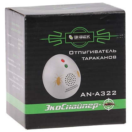 Эффективный УЗ отпугиватель тараканов ЭкоСнайпер AN-A322
