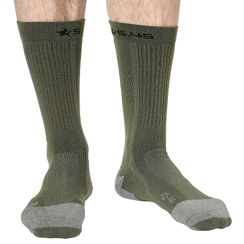 Треккинговые носки 5.45 DESIGN Фантом Silver, X-STATIC, silver fiber, OLIVE