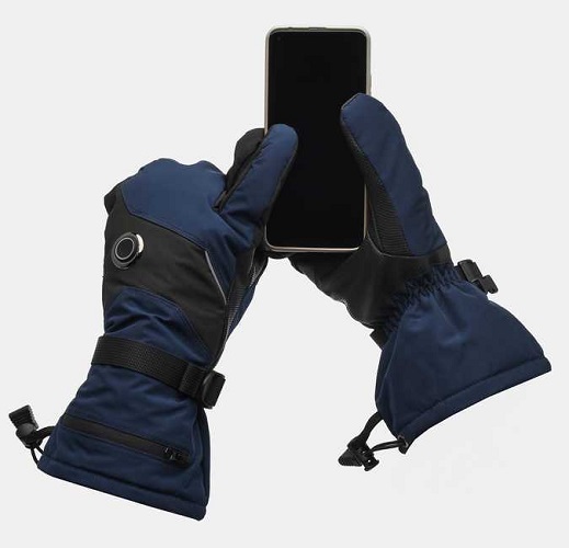 Сенсорные рукавицы с подогревом RedLaika RL-R-06 трёхпалые, Akk 2800 мАч